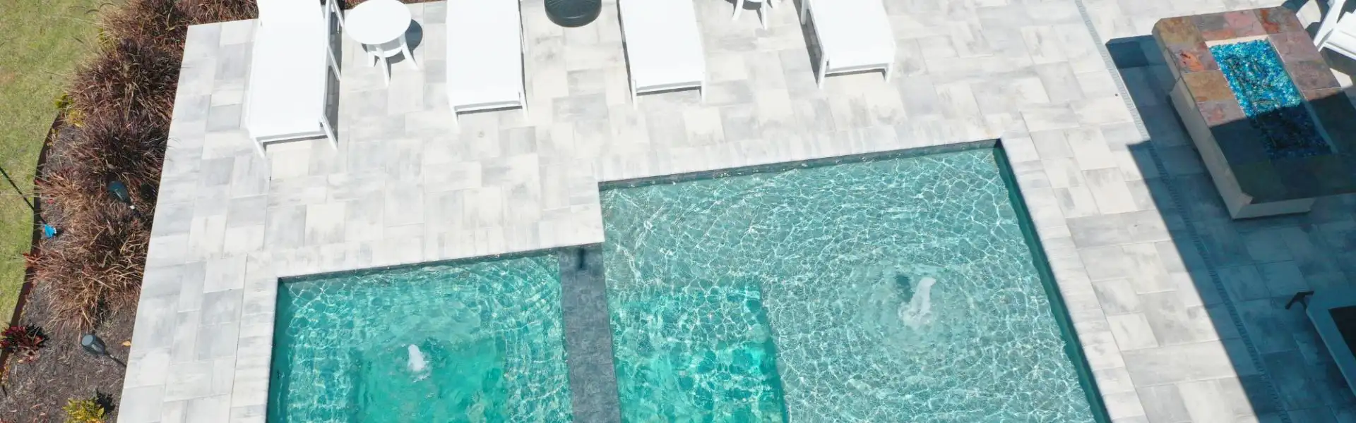 Pools with Built in Spas