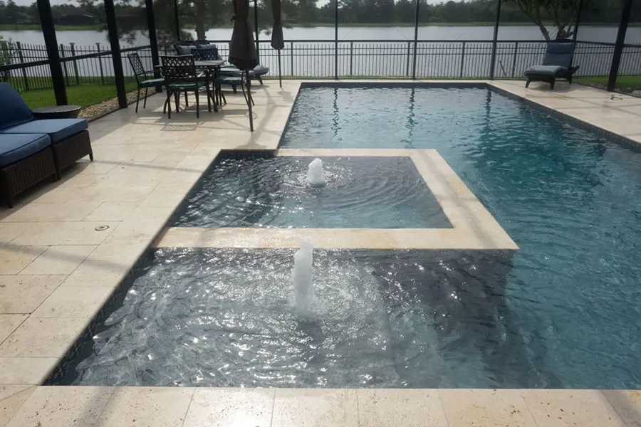 Luxury Dip Pool with Night Lighting